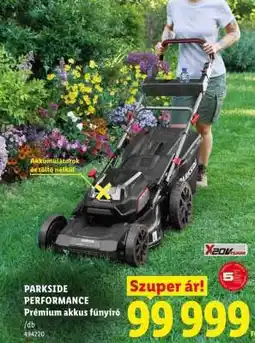 Lidl PARKSIDE PERFORMANCE ajánlat