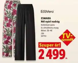 Lidl esmara Női nyári nadrág ajánlat