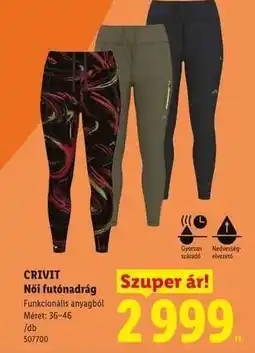 Lidl CRIVIT ajánlat