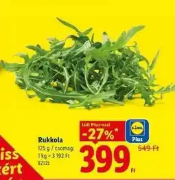 Lidl Rukkola ajánlat