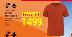 Lidl CRIVIT Férfi futópóló ajánlat