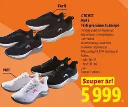 Lidl CRIVIT Női / férfi prémium futócipő ajánlat