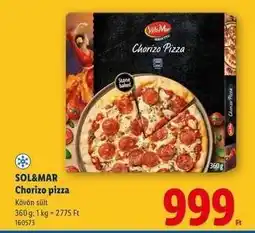 Lidl SOL&MAR Chorizo pizza ajánlat