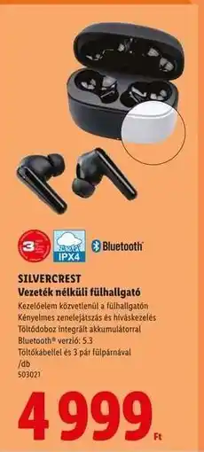 Lidl SILVERCREST Vezeték nélküli fülhallgató ajánlat