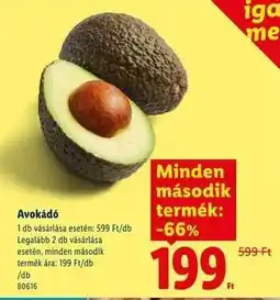 Lidl Avokádó ajánlat
