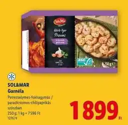 Lidl Sol&Mar Garnéla ajánlat