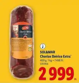 Lidl SOL&MAR Chorizo Ibérico Extra ajánlat