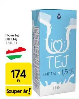 Tesco I love tej UHT tej ajánlat