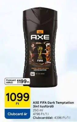 Tesco AXE FIFA Dark Temptation 3in1 tusfürdő ajánlat