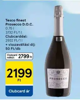 Tesco Tesco finest Prosecco D.O.C ajánlat