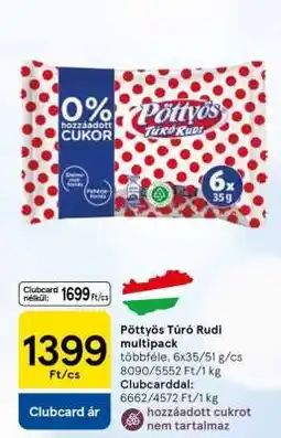 Tesco Pöttyös Túró Rudi Multipack ajánlat