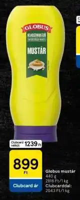 Tesco Globus mustár ajánlat