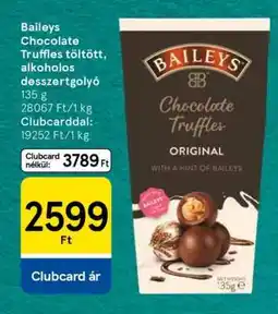 Tesco Baileys Chocolate Truffles ajánlat