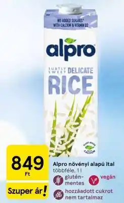 Tesco Alpro növényi alapú ital ajánlat
