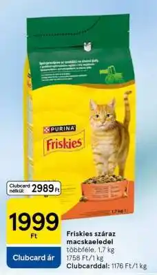 Tesco FRISKIES Száraz macskaeledel ajánlat