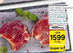 Tesco Friss sertéscsülök ajánlat