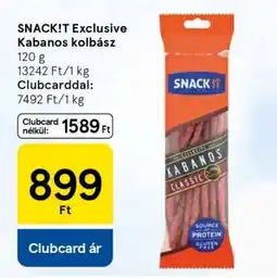 Tesco SNACK!T Exclusive Kabanos kolbász ajánlat