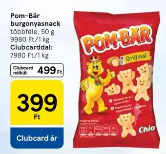 Tesco Pom-Bär burgonyasnack ajánlat