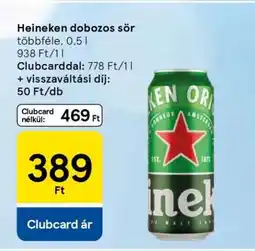 Tesco Heineken Dobozos Sör ajánlat