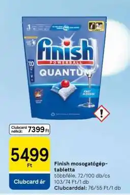 Tesco FINISH Mosogatógép-tabletta ajánlat