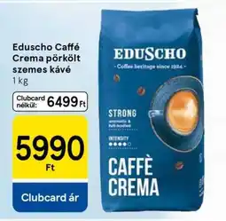 Tesco EduScho Caffé Crema pörkölt szemes kávé ajánlat
