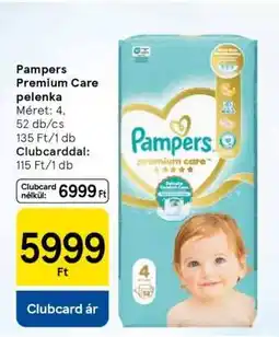Tesco Pampers Premium Care pelenka ajánlat