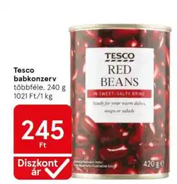 Tesco Tesco babkonzerv ajánlat