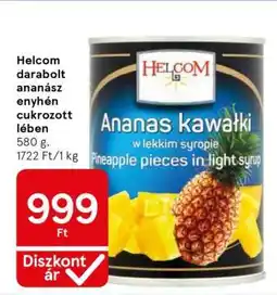 Tesco Helcom darabolt ananász enyhén cukrozott lében ajánlat
