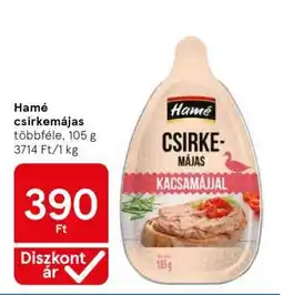 Tesco Hamé Csirkemájas ajánlat