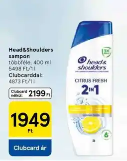 Tesco HEAD & SHOULDERS Sampon ajánlat