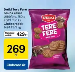 Tesco DETKI Tere Fere omlós keksz ajánlat