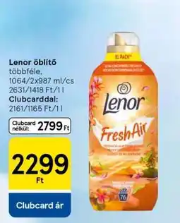 Tesco LENOR Öblítő ajánlat