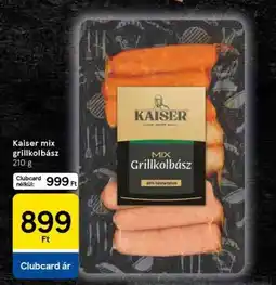 Tesco KAISER MIX GRILLKOLBÁSZ ajánlat