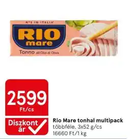 Tesco RIO MARE Tonhal Multipack ajánlat