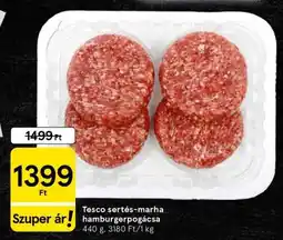 Tesco Tesco sertés-marha hamburgerpogácsa ajánlat