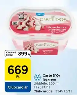 Tesco CARTE D'OR Jégkrém ajánlat