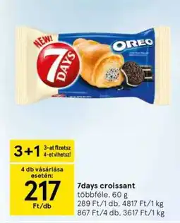 Tesco 7days croissant ajánlat