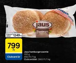 Tesco Jaus hamburgerzsemle ajánlat