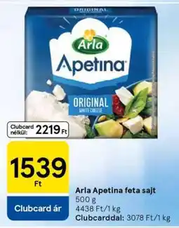 Tesco Arla Apetina feta sajt ajánlat