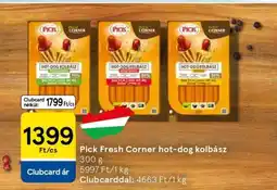 Tesco PICK Fresh Corner Hot-Dog Kolbász ajánlat
