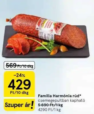 Tesco Familia Harmónia rúd ajánlat