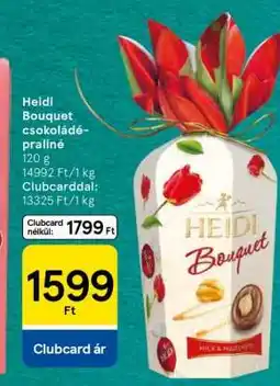 Tesco Heidi Bouquet csokoládé-praliné ajánlat