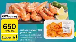 Tesco SeaFood Hungary főtt garnéla rák ajánlat
