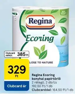 Tesco Regina Ecoring konyhai papírtörlő ajánlat