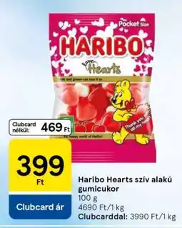 Tesco Haribo Hearts szív alakú gumicukor ajánlat