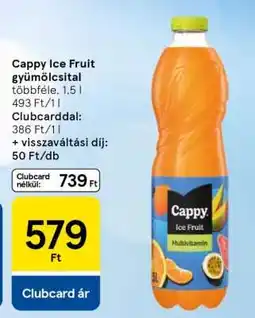 Tesco Cappy Ice Fruit gyümölcsital ajánlat