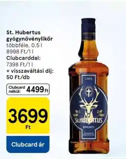 Tesco St. Hubertus gyógynövénylikőr ajánlat