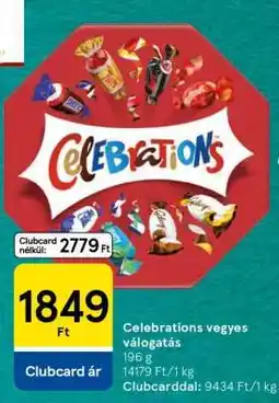 Tesco Celebrations vegyes válogatás ajánlat