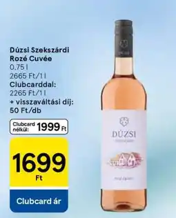 Tesco Dúzsi Szekszárdi Rozé Cuvée ajánlat
