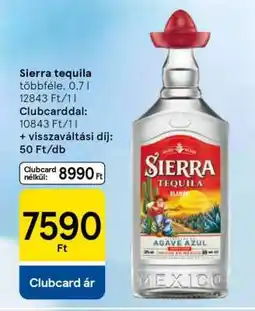 Tesco Sierra Tequila ajánlat